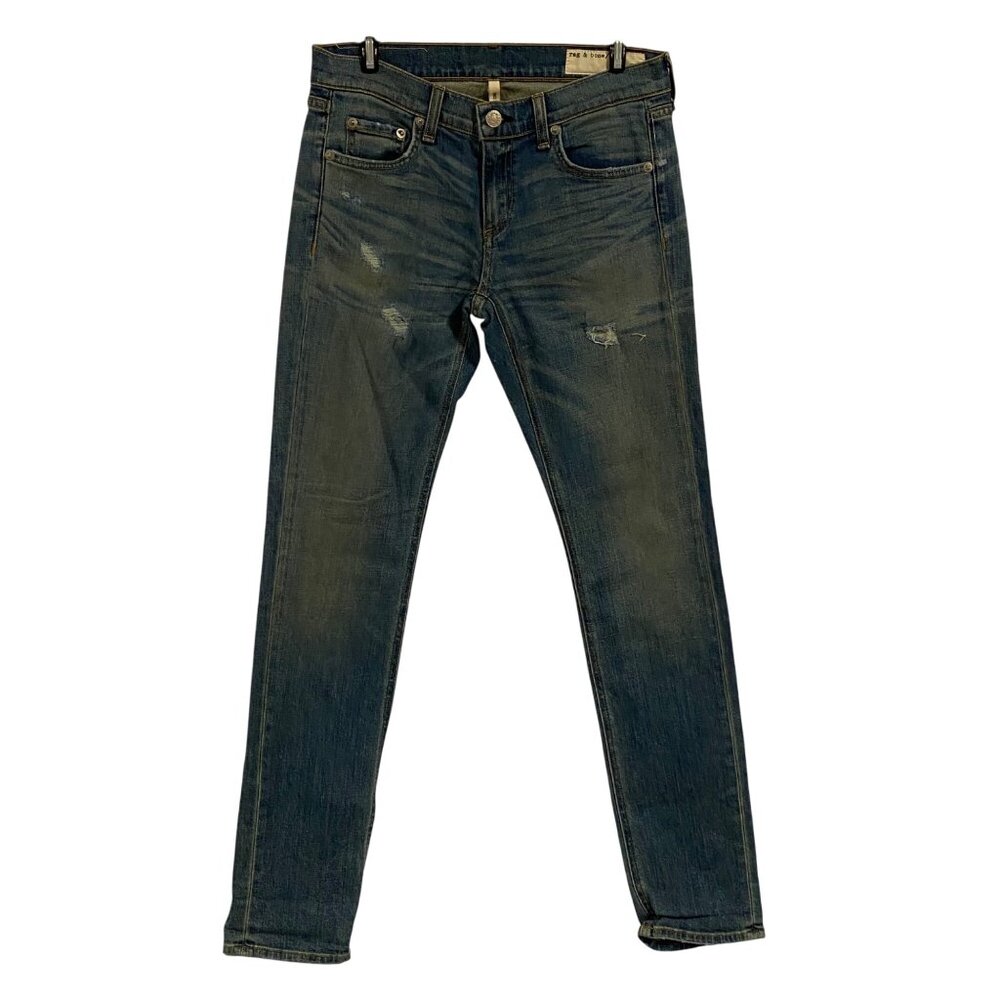 Rag & Bone The‎ Dre Boyfriend Skinny Jeans in Armitage Size 25 NWT